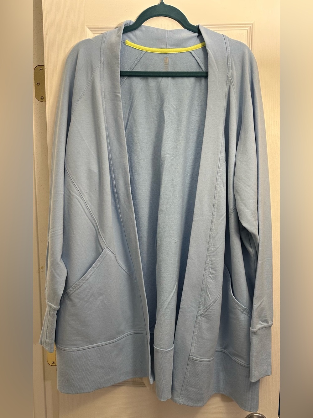 💙💙NWOT Ideology Light Blue Open Front Women's Cardigan 3X
